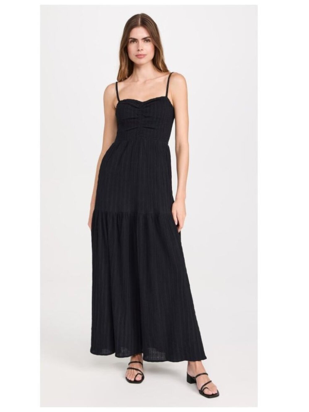 LSPACE Mallorca Smocked Cover-Up Maxi Dress Size Small